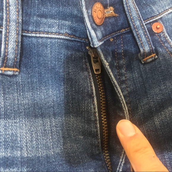 Madewell 9” High Rise Skinny Jeans Raw distressed - Picture 11 of 16